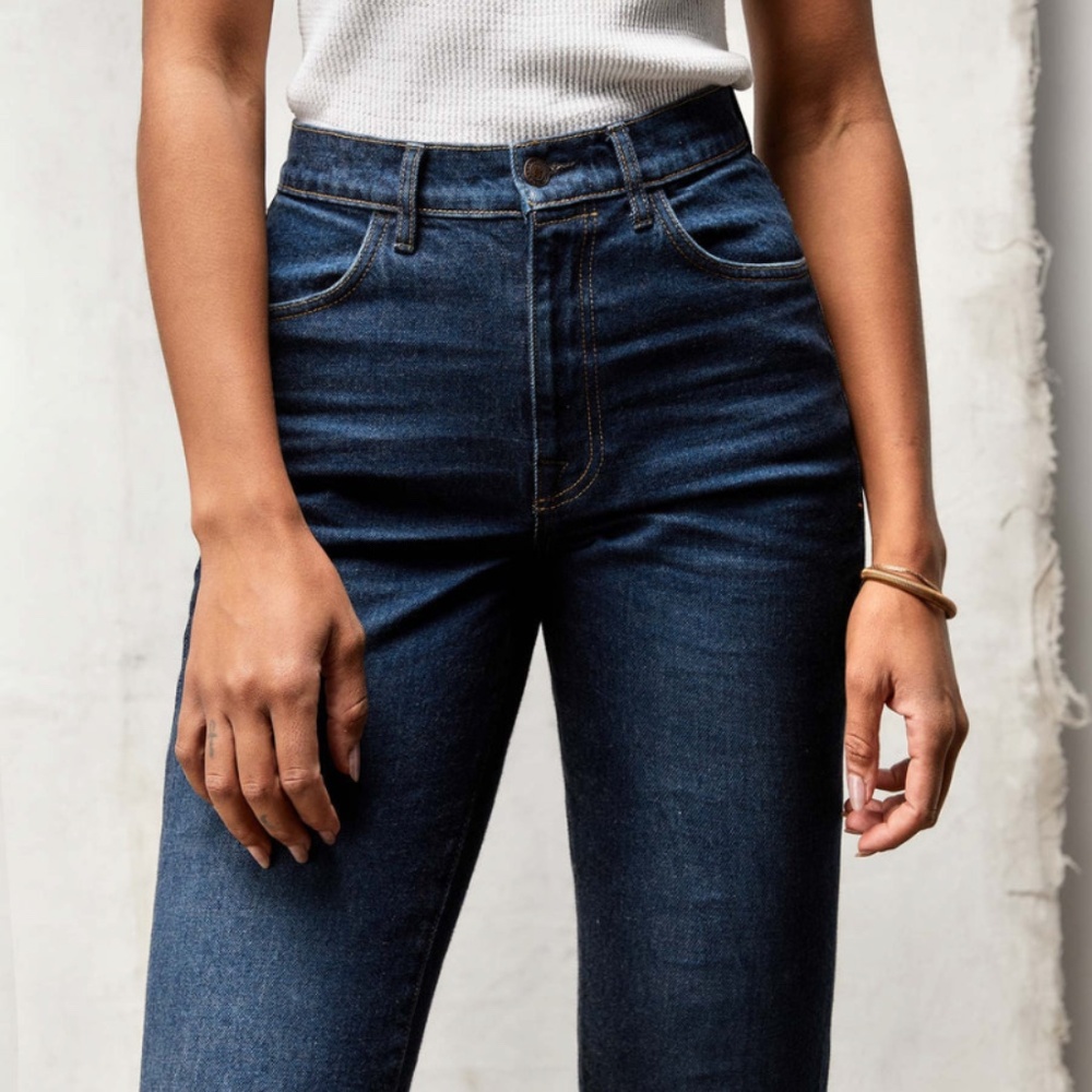 imogene + willie High Rise Jeans in Dark Blue